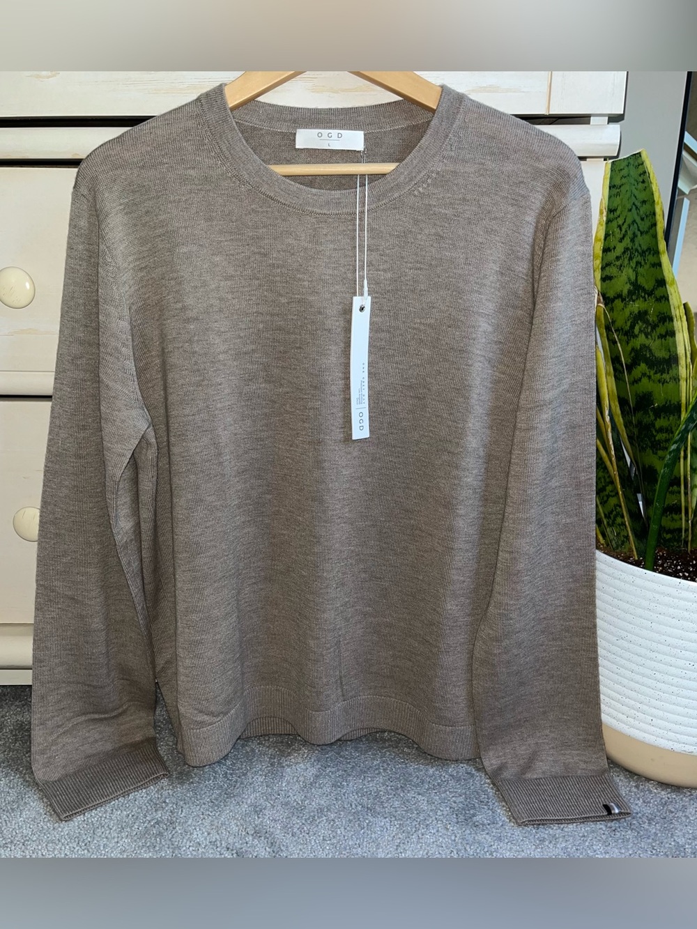 One Grey Day NWT Bristol Merino Wool Sweater L